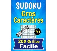 Livre de Sudoku Facile Gros Caractères pour Adultes: Cahier d'activité Détente Anti Stress - Jeu de logique pour Stimulation Cerveau et Mémoire des ... Facile | Format A5 avec Une Grille par Page)