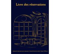 Livre des réservations: Assistant de réservation pour restaurants | Journal de bord non daté | Jusqu'à 180 jours