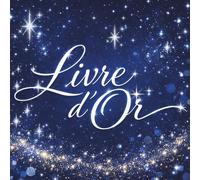 Livre d'Or: Bleu et Argent - Mariage, PACS, Fiançailles, Noces, Anniversaire, Baptême, Communion, Baby Shower, EVJF, EVG, Retraite, Mutation, Fête et ... photos et félicitations des invités.