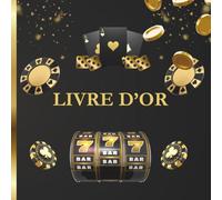 Livre d'Or Casino: Anniversaire, EVG, EVJF, Enterrement de Vie de Garçon, Mariage, Pacs, Départ en Retraite, Collègue, Mutation, Evènement, Fête | ... Jeu de Carte | Livre d'Or à Personnaliser