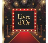 Livre d'Or Cinéma: Mariage, Anniversaire, Pot de Départ Mutation, Retraite Collègue, Noce, Pacs, EVJF, EVG, Festival, Gala, Cérémonie, Spectacle | ... à Personnaliser avec Message, Photo, Souvenir