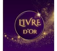 Livre d'Or Élégant: Carnet doré de 100 pages vierges à remplir pour immortaliser les moments précieux de vos événements : Mariage, Anniversaire, Baptême, Retraite et plus encore.