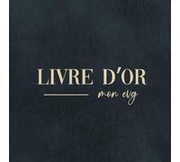 Livre d'Or EVG: Bleu Nuit | Couverture souple | 100 pages | Format carré | Enterrement de vie de garçon | Style élégant et raffiné