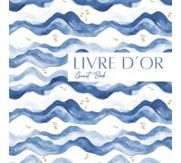 Livre d'Or Locations saisonnières | Thème bord de mer | GuestBook airbnb | Chambre d'hôtes | Gîtes | 100pages en français anglais 21x21cm