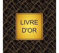 livre d'or noir et doré: livre original et élégant pour événements: mariage, départ à la retraite, collègue, anniversaire, EVJF, EVG, Pacs, noces, baby shower, vernissage et inauguration, etc.