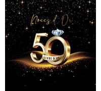 Livre d'or pour les 50 ans de mariage ~ Noces d'Or : Souvenirs du 50e anniversaire de mariage: 120 pages blanches vierges/ Format 21 cm x 21 cm/ Couverture souple