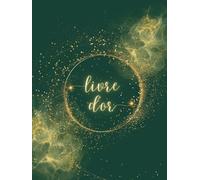 Livre d'Or: Vert émeraude, Doré Strass, Paillette | Couverture RIGIDE, Cartonnée pour Mariage, Anniversaire, EVJF, Noces, Cérémonie, Baby Shower, ... Exposition, Cérémonie | Pages à Personnaliser