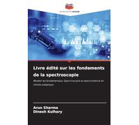 Livre édité sur les fondements de la spectroscopie