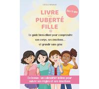 Livre puberté fille : Le guide bienveillant pour comprendre son corps, ses émotions… et grandir sans gêne: Un passage en douceur vers l’adolescence, ... soi et journaux intimes pour filles 9-12 ans)