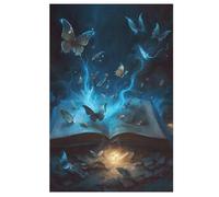 Livre Puzzle para adultos, 1000 piezas, tablero reciclado de alta calidad, para aprender, juguetes educativos, juegos familiares, rompecabezas de madera para niños (78 x 53 cm)