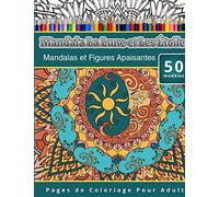Livres de Coloriage Pour Adultes Mandala La Lune et Les Étoiles: Mandalas et Figures Apaisantes Pages de Coloriage Pour Adulte: Volume 7