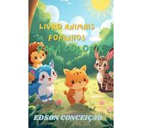 Livro Animais Fofinhos para Colorir