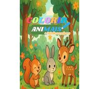 livro Animais fofos para colorir com +30 desenhos infantis