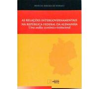 livro as relacoes intergovernamentais na republica federal da alemanha marcos ribeiro de moraes 2001