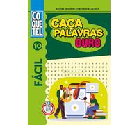 Livro Coquetel Caça-Palavras Ouro 10: Nível fácil