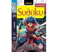 Livro Coquetel Sudoku Fácil-Médio 24: Níveis fácil e médio
