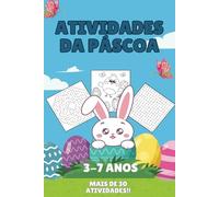 Livro de Atividades da Páscoa para crianças dos 3-7 anos: Quebra-Cabeças, Pintura, Sudoku e Sopa de Palavras