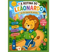 Livro de Colorir - A Rotina do Leãonardo com 22 desenhos