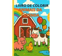 Livro de Colorir - Animais da Fazenda - 75 desenhos