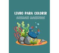 Livro de Colorir Animais Marinhos