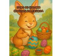 LIVRO DE COLORIR COELHO DA PASCOA