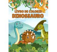 livro de colorir dinossauro