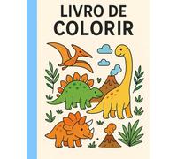 Livro de Colorir Dinossauros