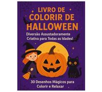 Livro de colorir Halloween