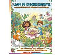 LIVRO DE COLORIR INFANTIL: Animais Fofinhos e Desenhos Divertidos