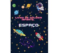 Livro de colorir infantil: Espaço