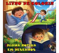 Livro de Colorir Minha Rotina em Desenhos