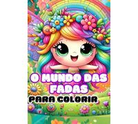 Livro de Colorir O Mundo das Fadas com 10 Desenhos
