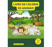 LIVRO DE COLORIR OS ANIMAIS: LIVRO DE COLORIR