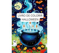 livro de colorir para crianças dia das bruxas: livro de colorir halloween para crianças