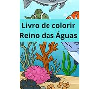 Livro de colorir reino das águas