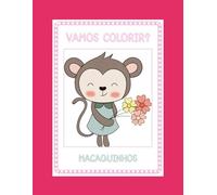 Livro de colorir sobre macaquinhos