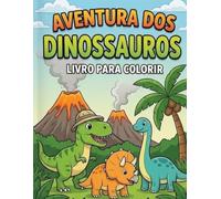 LIVRO DE DINOSSAURO PARA COLORIR