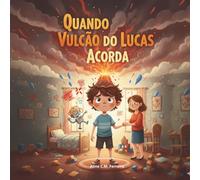 Livro infantil para ajudar as crianças a lidar com a raiva e frustração: Quando o Vulcão do Lucas Acorda: Uma história sobre a raiva e o poder da respiração (Série Aprender e Sentir)