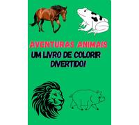 Livro Para Colorir Animais da Selva e do Lar.