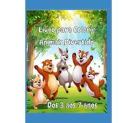 Livro para Colorir animais fazenda: Animais divertidos