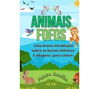 Livro para Colorir - Animais Fofos - Com 26 páginas e pequena história do animal
