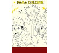 Livro para colorir de anime
