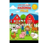 Livro para colorir Fazenda Feliz