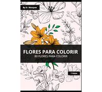 Livro para colorir - Flores para colorir