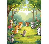 livro para colorir infantil animais: livro infantil de colorir