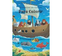 Livro para colorir infantil cristão: Histórias da bíblia