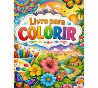 Livro para colorir: Jardim dos Sonhos colorido