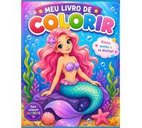 LIVRO PARA COLORIR - SEREIA: FUNDO DO MAR