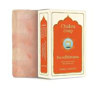 LivuX Jabón chakra Swadhistana - 2º chakra chakra - Jabón natural hecho a mano con naranja y canela - 70 g - Vegano y agitado en frío - Equilibrante e hidratante 1277