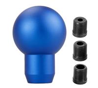 LIVZFRLZ Perilla Palanca Cambios Universal Para Coche Carreras Bola Redonda Esmerilada Cabezal De Palanca De Cambios Para Civic 1988-2000 Para CRX 1988-1991 Accesorios Modificación(Blue)